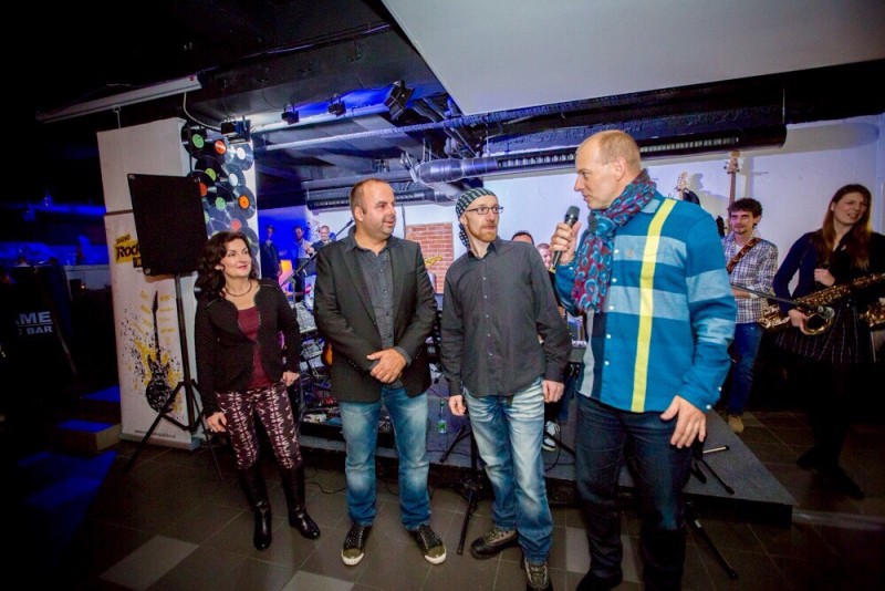 Otvorenie Flame Music Club s Beatiu Dubasovou, Johny Dale a Boris Kolar. 4.decembra.2014. Bratislava.