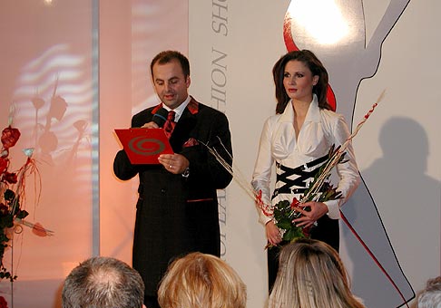 Daniela Sucháčová organizátorka European Fashion Show Slovakia 2004.